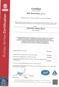 ISO - 45001 - do 13.9.2024
