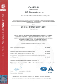 ISO 27001 platný do 20.12.2024